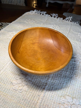 Round Wooden Bowl