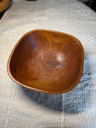 Square Wooden Bowl