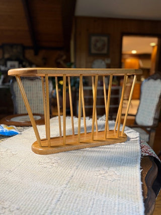 Wooden Magazine Rack