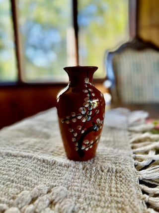 Vintage Cherry Blossoms Vase