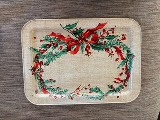 holly metal tray
