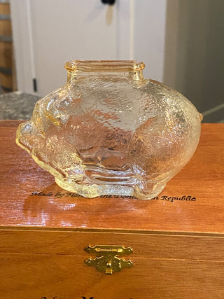 Anchor Hocking Glass Piggy Bank