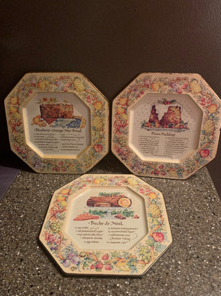 Vtg Avon recipe tins (set of 3)
