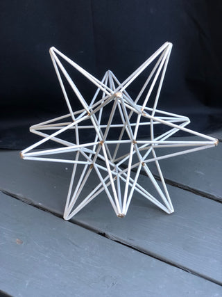 Wire Moravian Star Sculpture