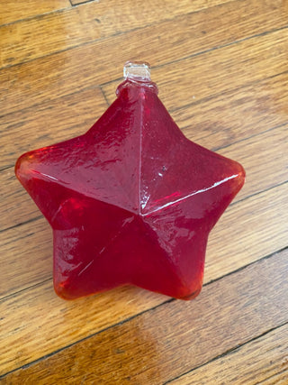 Blown Art Glass Star Ornament/Suncatcher