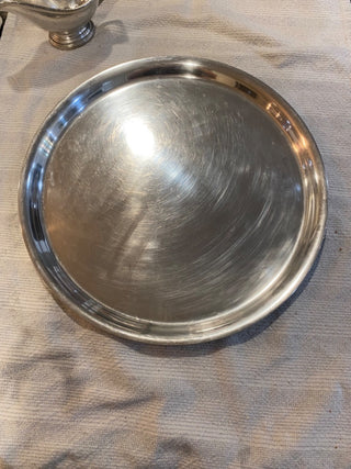 Classic Silver Round Tray