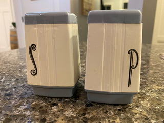 Max Klein Plastic Salt & Pepper Shakers