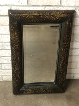 Uttermost Brown Wrapped Mirror