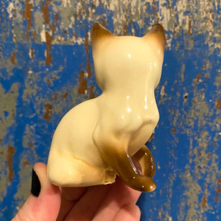 Vintage Ceramic Cat Figurine