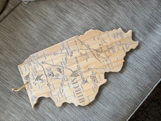 Illinois cutting board