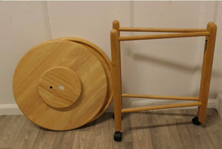 Mcm,  Danish 2-tier beech wood trolley