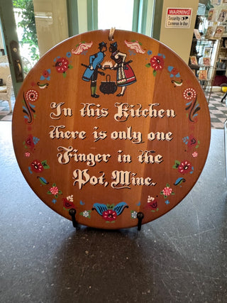 Wood Kitchen Sign