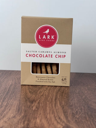 Box of Salted Caramel Almond Chocolate Cookies | Lark Fine Foods