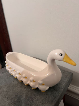 Fitz & Floyd duck dish  14.5" x 6"