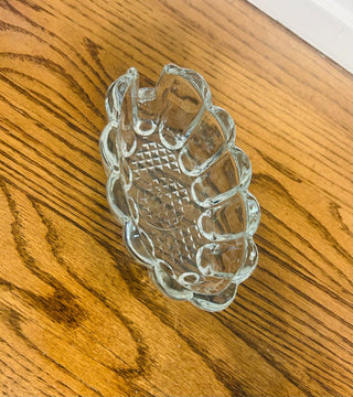 Princess House Ribbed Spoon/Fork Holder 5" X 3"