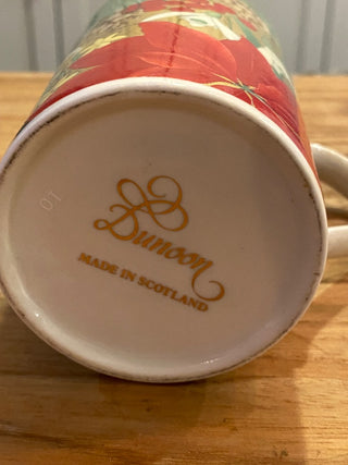 Dunoon Poinsetta Mug