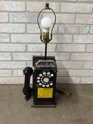 Vintage Pay Phone Lamp