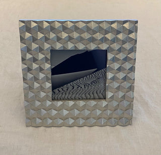 Vintage geometric patterned frame for 3.5”x3.75”