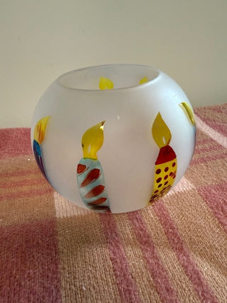 Candle Vase - 6" Diameter