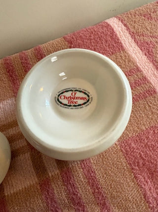 O' Christmas Tree Covered Dish 4.5"  Diameter