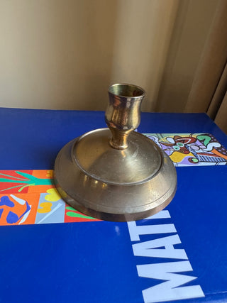 Vintage,brass candle holder ( one)