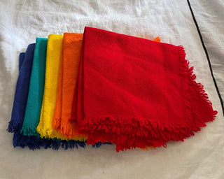 Vintage napkin set multicolor (set of 10)