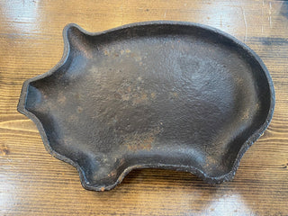 Cast Iron Pig Plate 8”