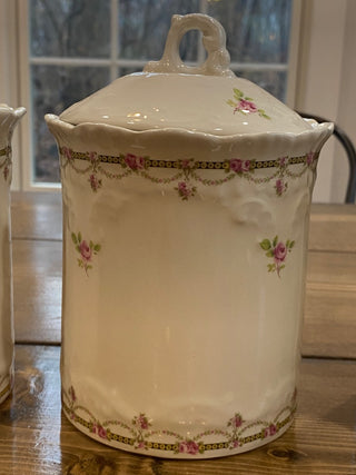 Empress Ironstone Jar w/Lid