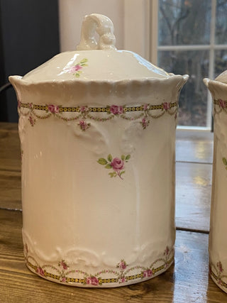 Empress Ironstone Jar w/Lid