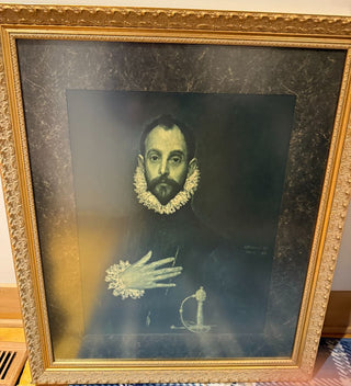 Framed Olegraph of repo of an El Graco 33.5"x22"