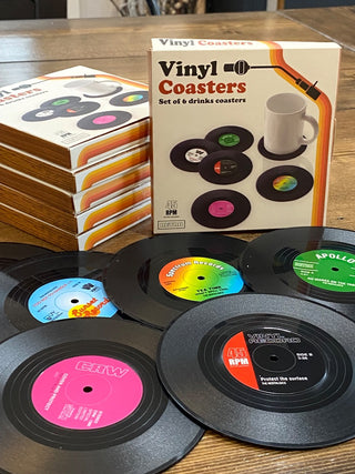 Vinyl Record Coasters