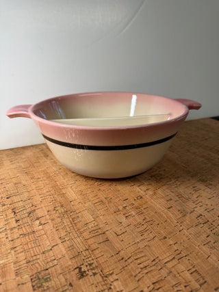 Vintage MCM Hull Pottery Divided Casserole