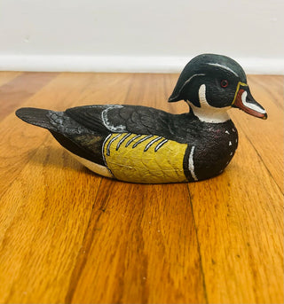 Hand Painted Decoy Duck 6"