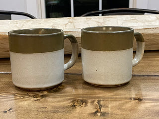 Set of 2 Pottery Mugs