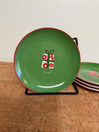 Holiday 08 Dessert Plates - 4 in set