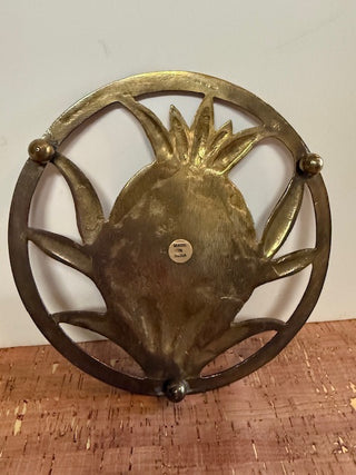 Pineapple Brass Trivet
