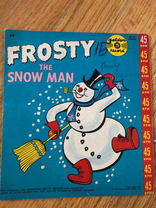Frosty the Snow Man Golden Record 45