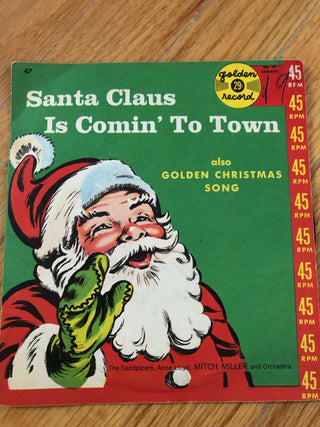 Santa Claus Is Comin' To Town Golden Record 45