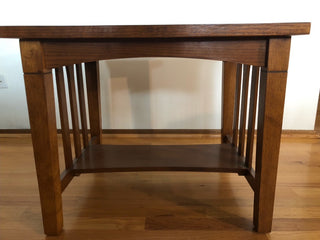 Mission Style Brown End Table