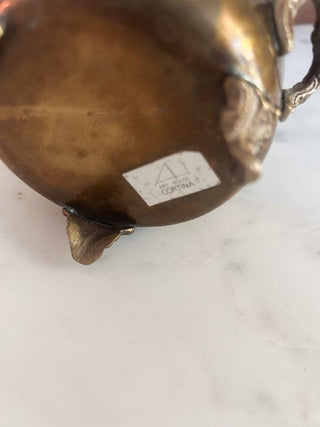 Small Brass Footed Cauldron