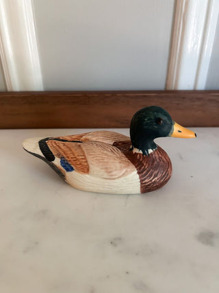 Weiss Handpainted Made in Brazil Mallard Duck Figurine