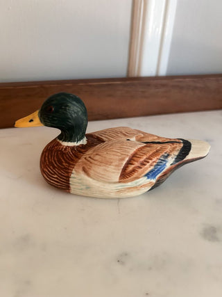 Weiss Handpainted Made in Brazil Mallard Duck Figurine