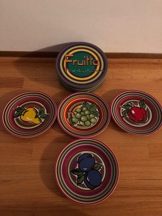Godinger Fruitta Dessert Plates in Original Box (Set of 4)