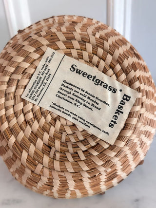 Handwoven Sweetgrass Basket