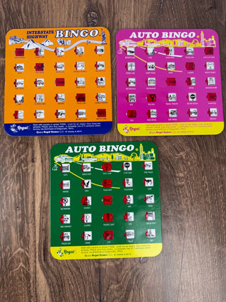 Auto Road Trip Bingo - Pink