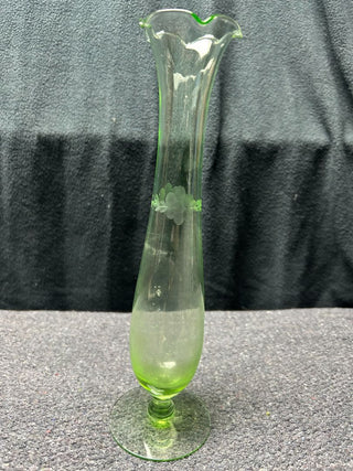 Green bud vase-flower