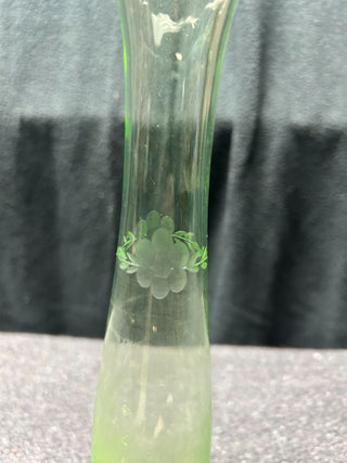 Green bud vase-flower