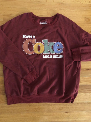 Have a Coke and a Smile Crewneck Size Large