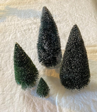 Vintage Dept. 56 bottle brush trees (set of 4)