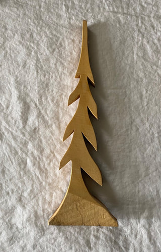 Vintage live edge holiday table top tree